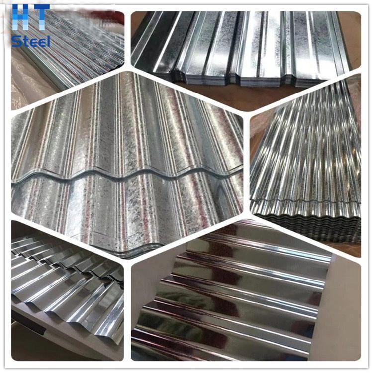 Factory Low Price Galvanized Zinc Coated Corrugated Steel Metal Roofing Sheet