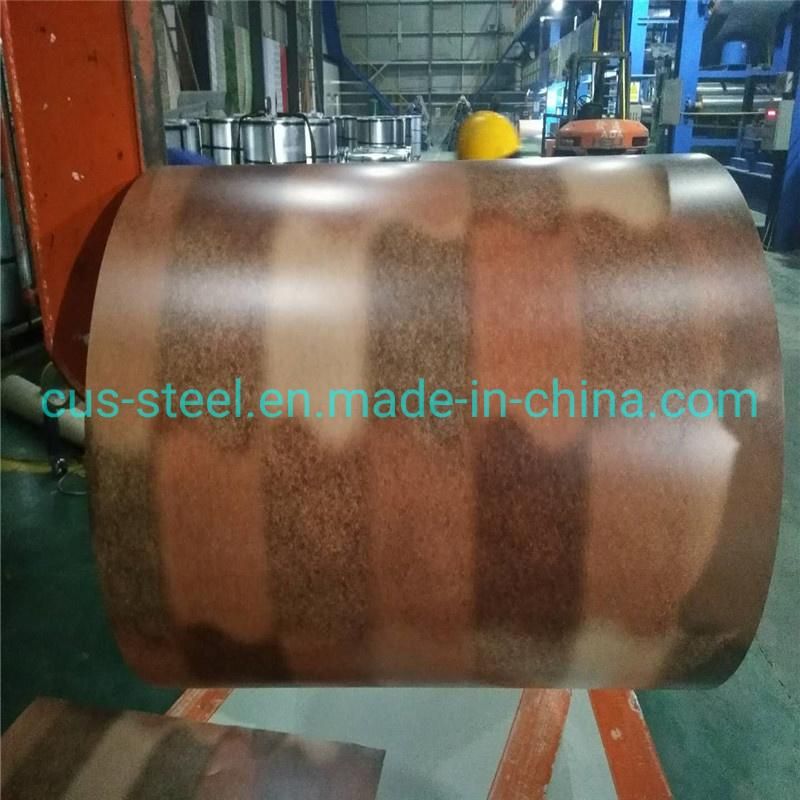 Dx51d Red Blue Green Color Coated Iron Roll PPGI PPGL Prepainted Galvanized Steel Coil