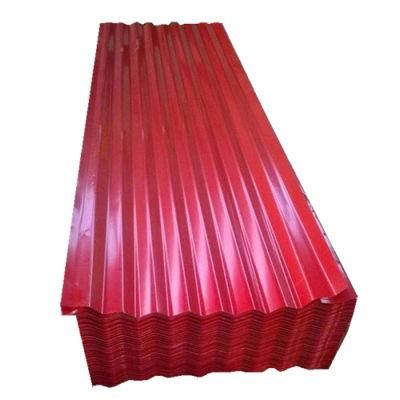 Red Blue Green Prepainted Galvanized Corrugated Roofing Sheet