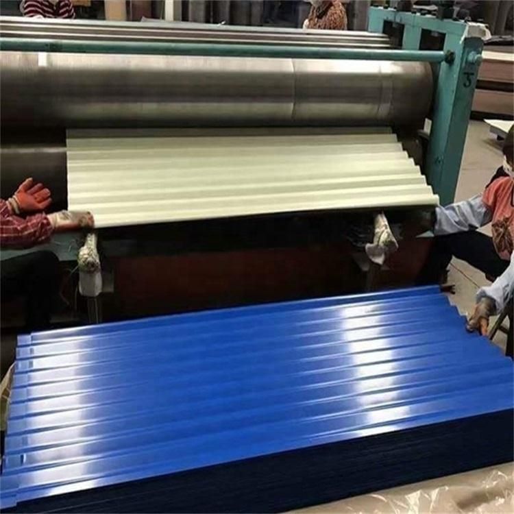 PPGL Roof Tile SGCC Building Material G90 Prepainted Ral Color Coated Galvanized Metal Roof Tiles Gi Metal Steel PPGI Colour Coating Corrugated Roofing Sheet