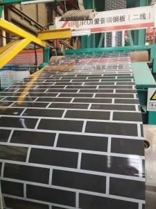 China BV Certificate Brick Flower PPGI/PPGL/PPGI Color-Coated Steel Coil