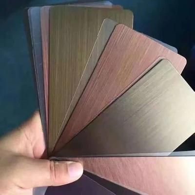 Factory Offer 310S 316 304 316L Rose Titanium Gold Stainless Steel Sheet