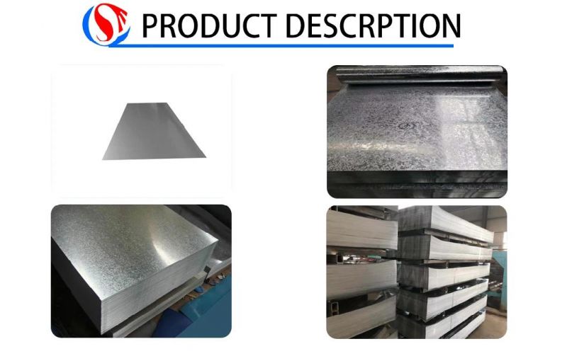 Hot Selling Different Thickness Cheap Metal Zinc Coated Galvanized Steel Roofing Sheet Made in China