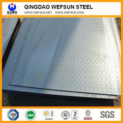 Black and Galvanized Checkered Steel Plate
