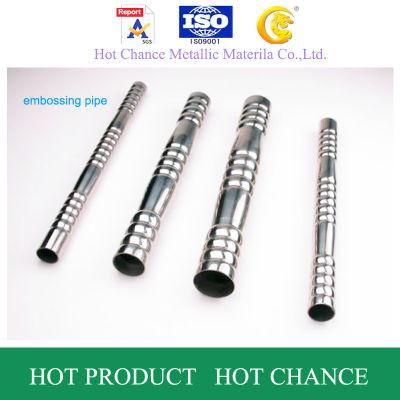 Stainless Steel Embossing Tube for Handrail