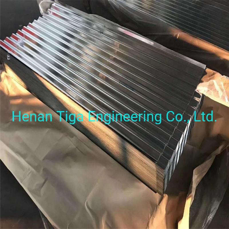 Stamp Regular Spangle 9 Waves Corrugated Galvanized Roof Tiles