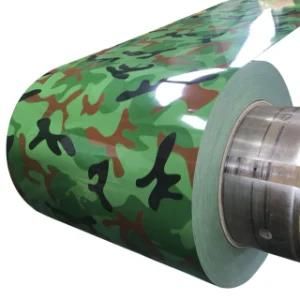 Camouflage Pattern PPGI Steel Coil for Building Material Decoration