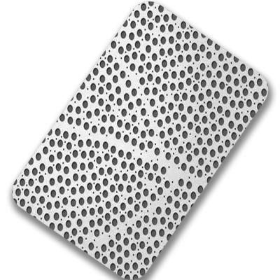 Stainless Steel 304 316 Micron Round Hole Perforated Metal Sheet