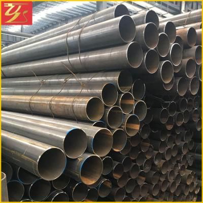 Carbon Steel ERW ASTM A53 Black Iron Pipe Welded Sch40 Steel Pipe for Building Material