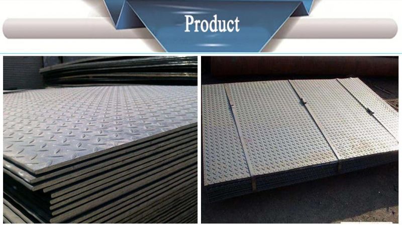 S275 Ss400 Anti-Slip Checkered Ms Carbon Steel Coil/Plate