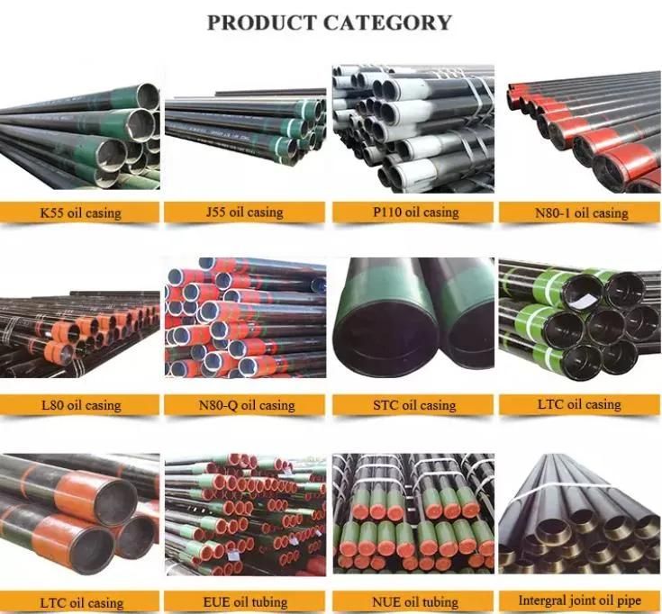 China Suppliers J55, K55, N80, L80, C90, C95, P110 Casing Pipe Best Price Oil or Gas Casing Tube