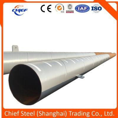 Sheel Piling Piling Pipe En 10219 SSAW Steel Pipe Panted En 10210 LSAW Pipe Blasting Pipe GB15974 S355jo S 355jr S355j2h Link Button Type