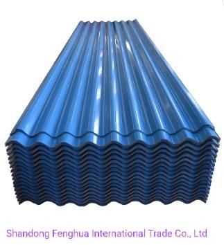 Prepainted 24 Gauge PPGI Corrugated Galvanized Steel Roofing Sheet