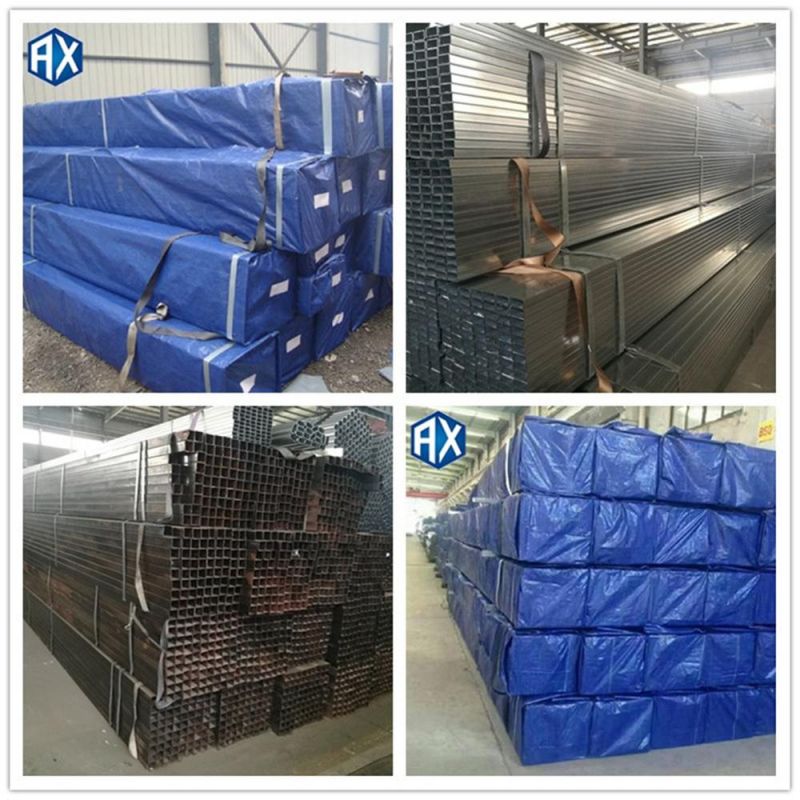 Hot Selling 6m Q235 40X40X0.8mm Weight Ms Square Pipe