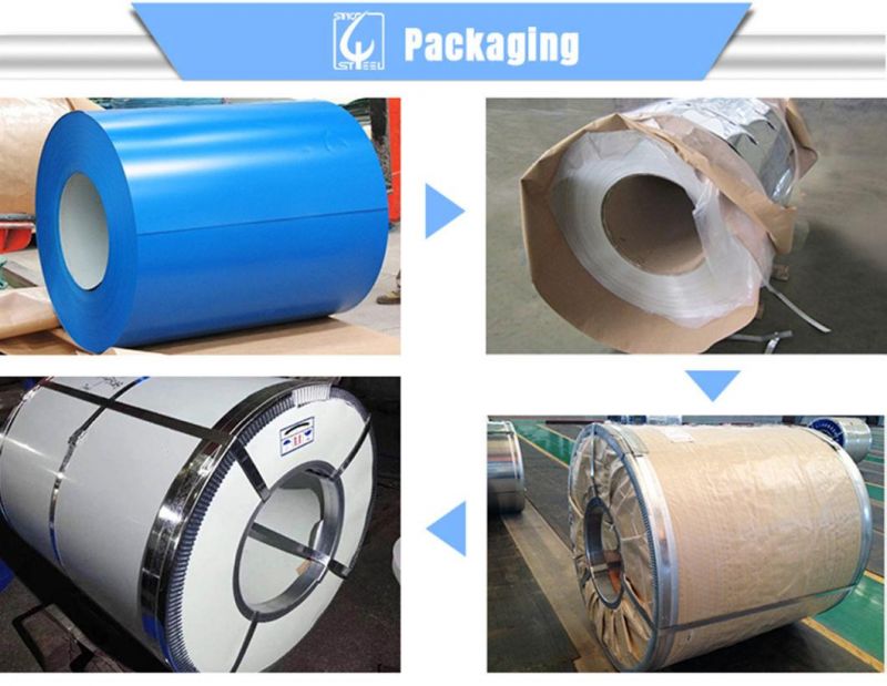 Chromated/Oiled/Anti-Finger/Q195/Q235/Q345/SGCC/CGCC/SGCC/Sgch/600mm-1250mm/PPGI/Color Coated/Prepainted Galvanized Steel Coil for Corrugated Roofing/Coil