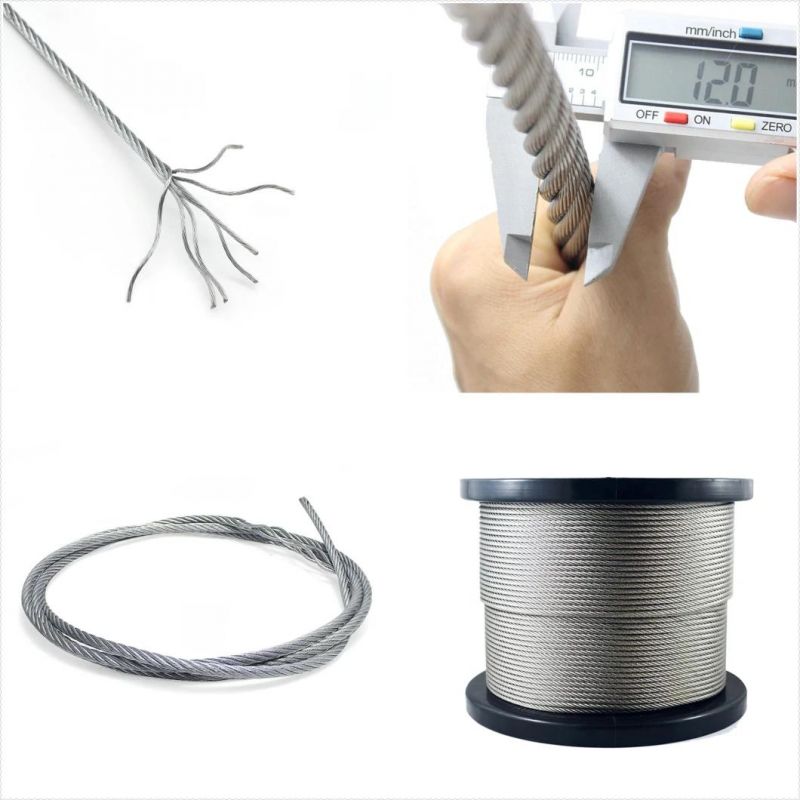 7*7 2mm Stainless Steel 304 Wire Rope