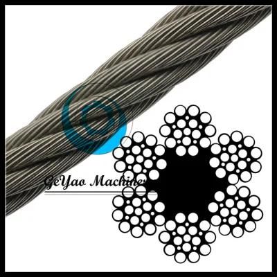 Ungalvanized 6*21 Fiber Core Wire Rope Drilling Line