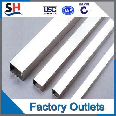 304/321/316L Brushed Mirror Polised Stainless Steel Square/Rectangular Cold Rolled Welded Tube Ss Alloy Steel Round Pipe