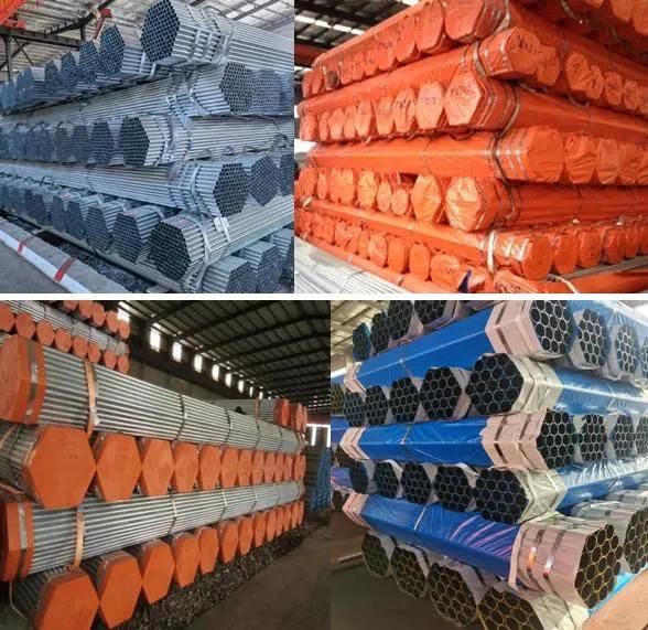 Pipe Factory High Quality Q235,BS1387,ASTM A53,A500,S235jr,Ss400 Pregalvanized Steel Pipe/Pregalvanized Welded Round Pipe/Round Tubes/Gi Pipe with Better Price