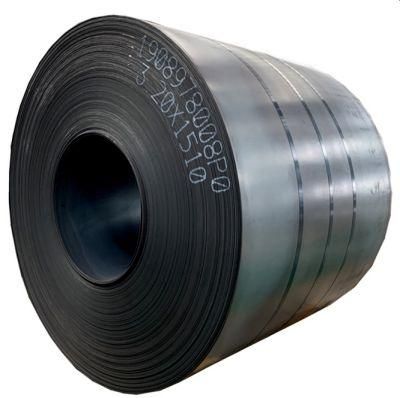 Q235 Black Hot Rolled Steel Coil Manufacture Q345 6mm HRC Ms Iron Sheet Metal Rolls