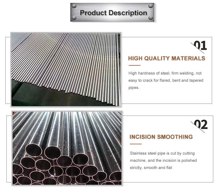 316L Tube/Stainless Steel Pipe/Stainless Steel Round Pipe/Stainless Steel Pipe Price in Pakistan/ASTM Standard/Made in China Factory Cheap Price