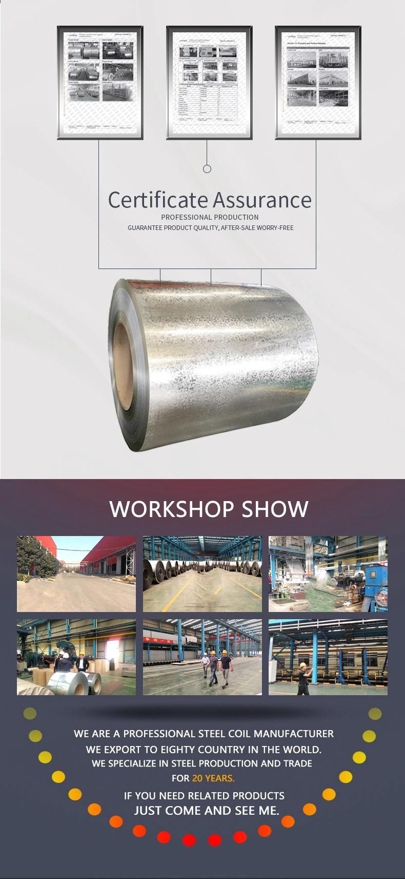 Iron Dx51d Z100 Galvanized Steel Coil From China 0.15mm Thickness DC01 Galvanized Steel Sheet Cold Rolled Zinc Coating Coils