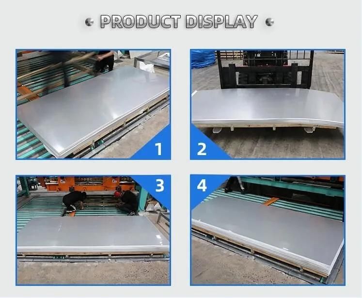 3mm Thickness Stainless Steel Sheet Price SUS304 No. 4 with PVC