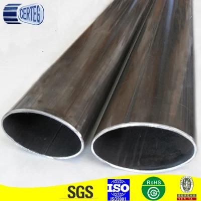 Cold Rolled Black Annealed Mild Steel Welded Oval Pipe for Railings