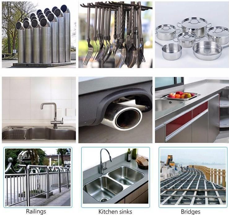AISI ASTM Rectangular Square Round Seamless Welded Ss Tubes 201 304 316 316L 310S 321 904L 2205 2507 253mA Stainless Steel Tube Stainless Steel Pipe