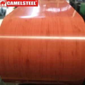 Steel Coil PPGL Prepainted Galvalume Steel Roll with Wooden Design