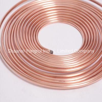 25FT 4.76mm *0.7mm Air Conditioner Parts Copper Coated Steel Tube