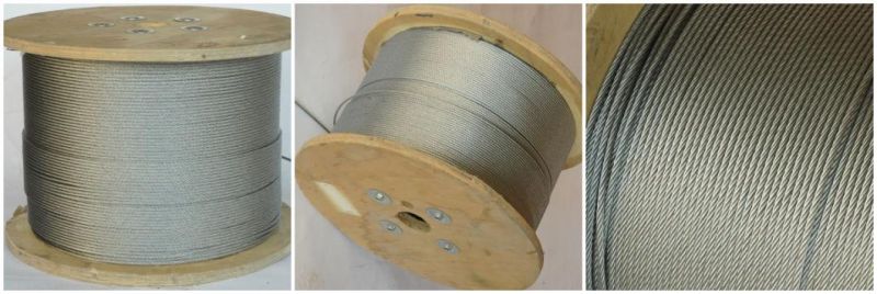 6-12mm Steel Wire Rope Galvanized Wire Cable 7X7