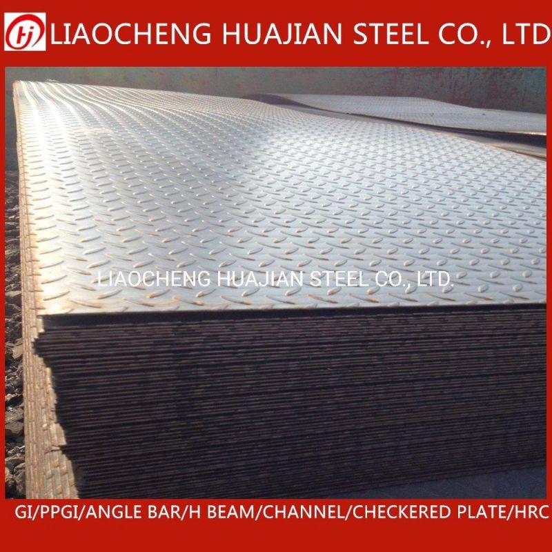 A36 Grade Supolier Mild Steel Plate with Checker Plate