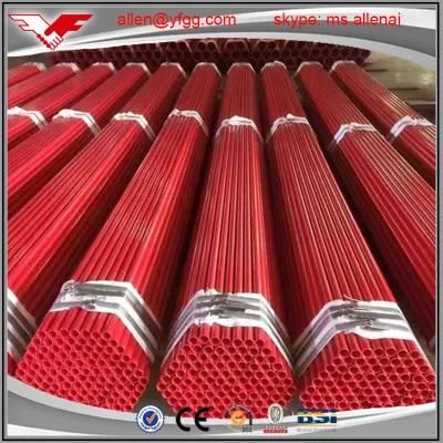 1/2inch-8inch Red Painted Grooved Fire Fighting Pipe