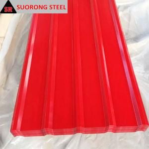 Color Coated Sheet Metal Corrugated Roofing Sheet