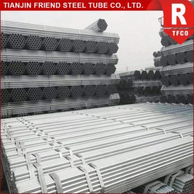 BS1387 BS1139 Hot Dipped Galvanized ERW Pre-Galvanzied/Carbon Steel Pipe Tube Gi Pipe Scaffolding Tube for Scaffolding Material in Tianjin