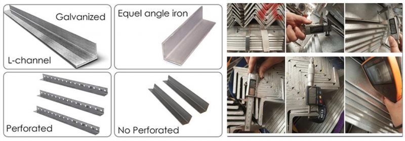 S355K2 1.0596 Prime Quality Angel Iron Hot Rolled Ms Angel Steel Profile Equal or Unequal Steel Angle