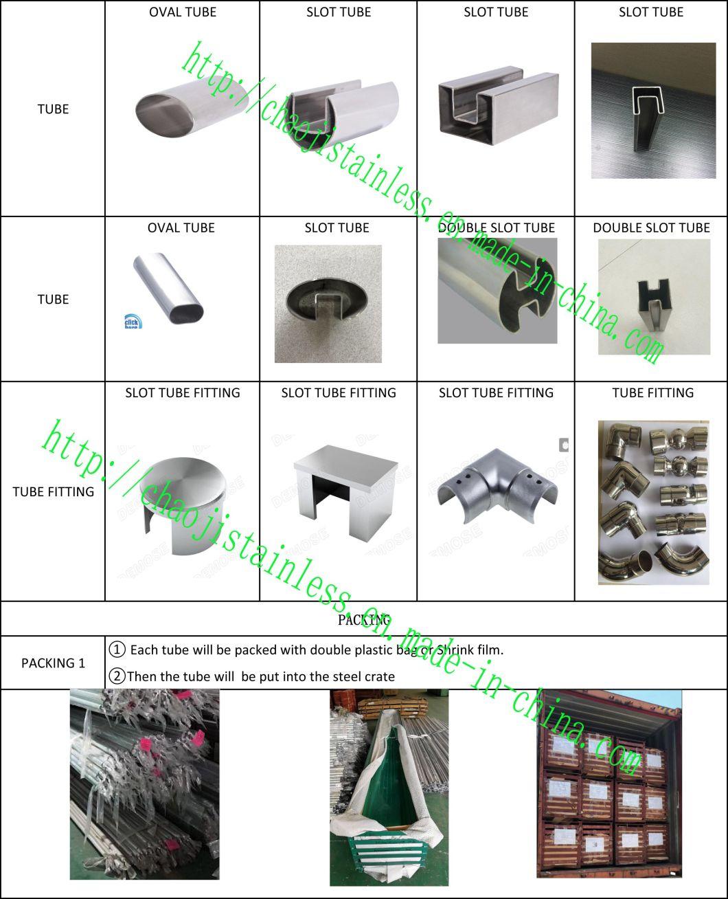 SUS304, 304L, 316, 316L Stainless Steel Singl Slot Pipe