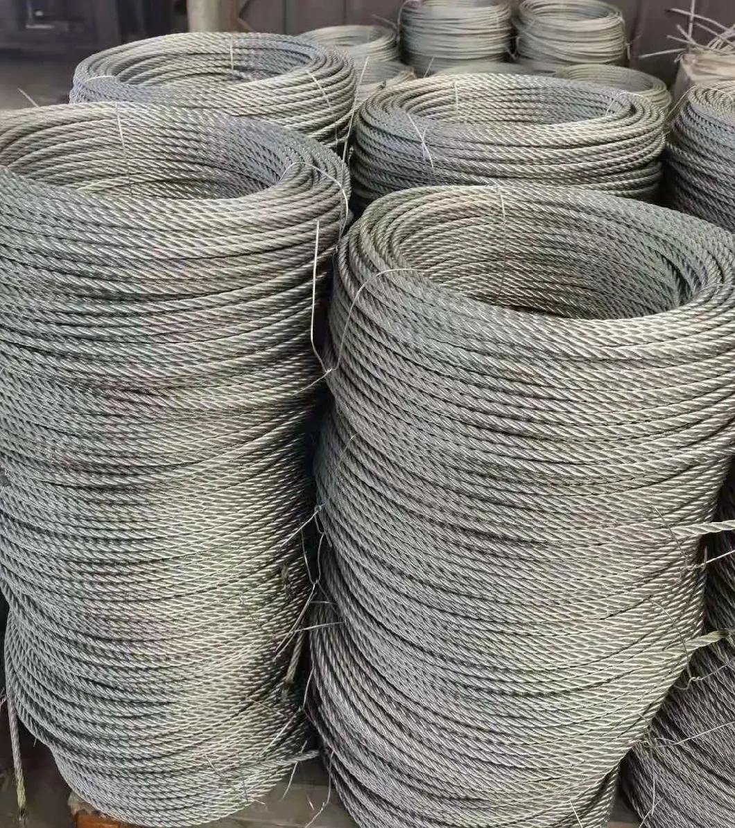 18X7 Ungalvanized Twisted Steel Wire Rope