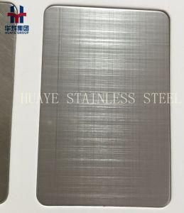 Foshan High Quality Cross Hairline Stainless Steel Colored Decorative Sheet Plate