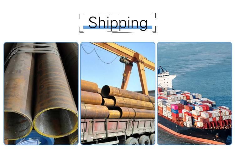 High Quality ASTM A53 Sch40 Welded Steel Pipe / Black Mild Carbon ERW Steel Pipe