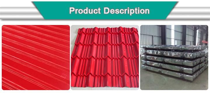 PPGI Prepainted Galvanized Color Corrugated Metal Roof Tiles