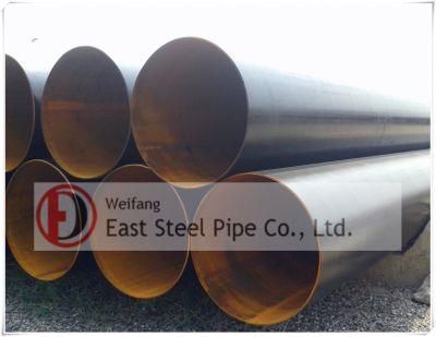 3PE, 3PP Black Varnished Coated Seamless Saw Steel Pipes