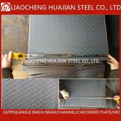 A36 Grade Supolier Mild Steel Plate with Checker Plate