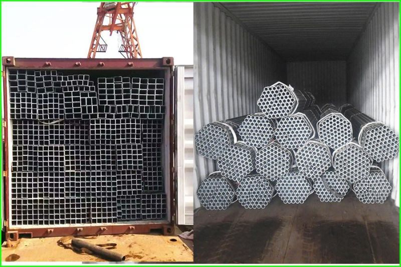 China Youfa Brand Galvanized Steel Pipe Externally & Internally Zinc Coating 505 Gram/M2 for Telegraph Pole