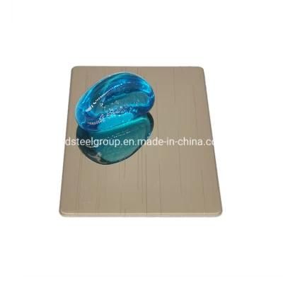 Best Standard 1.0mm Brown Titanium Satin Finished 1219X3048mm Austenitic Stainless Steel Plate