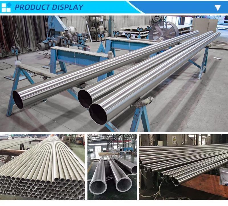 ASTM Polished Treatment 8K Surface S44097 S40500 S12550 S41050 S21708 S31400 S32760 S31723 Stainless Steel Pipe