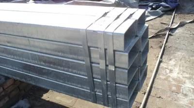 BS 1387-1985 Hot Dipped Galvanized Rectangular Steel Pipe /Tube Made in China