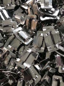 General Environment Galvanized Carbon Steel Ear-Lokt Buckle