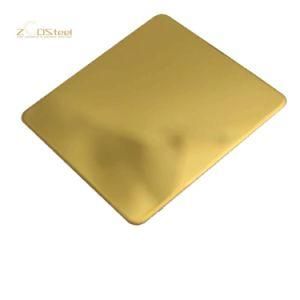 Factory Price 304 Golden Mirror Stainless Steel Ss Sheet